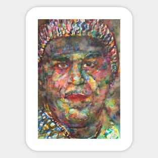 SUN RA watercolor portrait Sticker